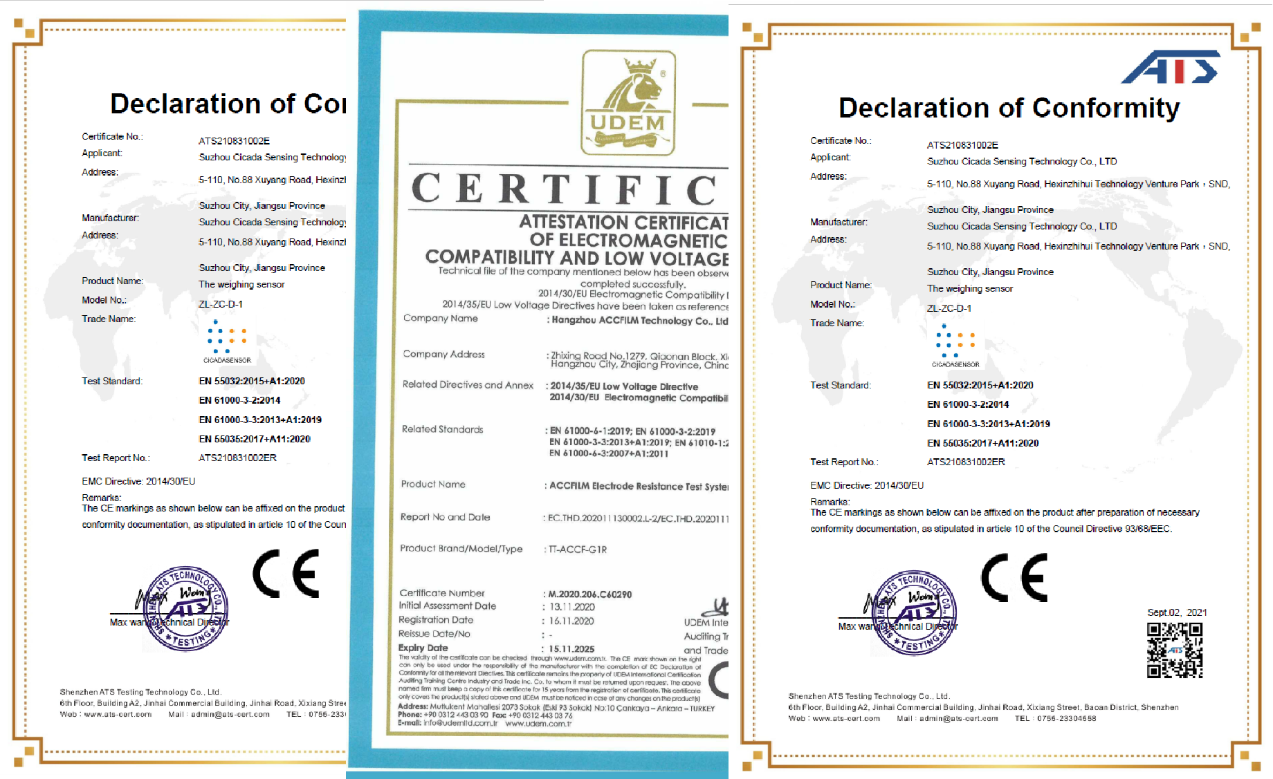 热烈祝贺我司多款产品顺利通过CE认证并取得证书- 川源科技